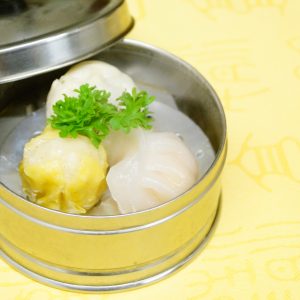 Steamed dumplings with shrimps (Ha Kau)